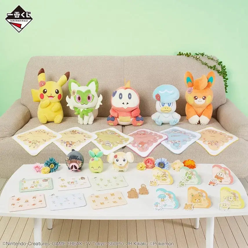 [BUNJANG] Pokemon Blooming Days Min towel / 포켓몬 이치방쿠지 블루밍데이 I상 미니 타올 나오하