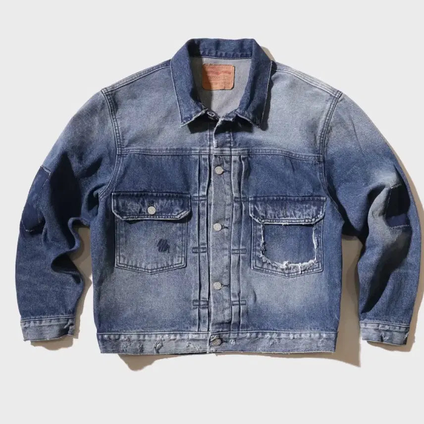 [BUNJANG] Goodness Grunge Denim Jacket (XL) / 굿니스 그런지 데님 자켓(XL)