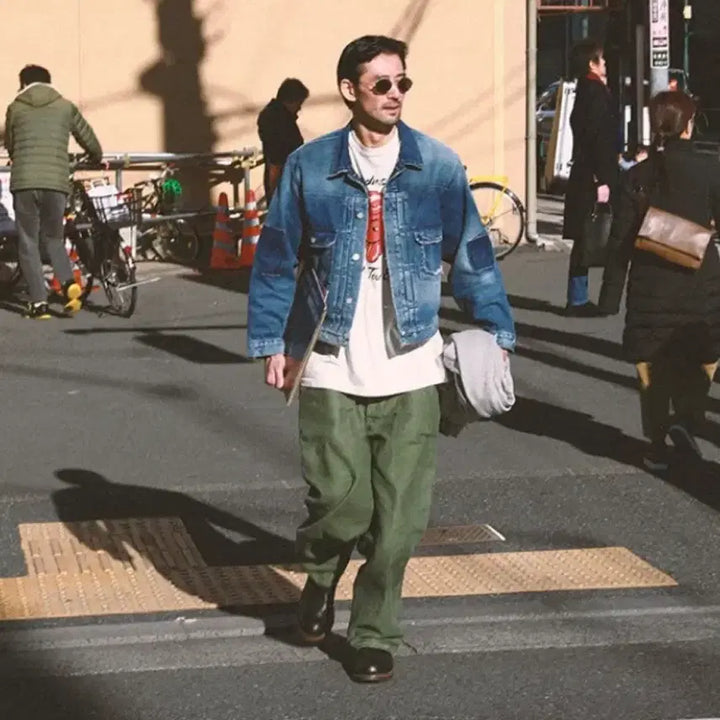 [BUNJANG] Goodness Grunge Denim Jacket (XL) / 굿니스 그런지 데님 자켓(XL)