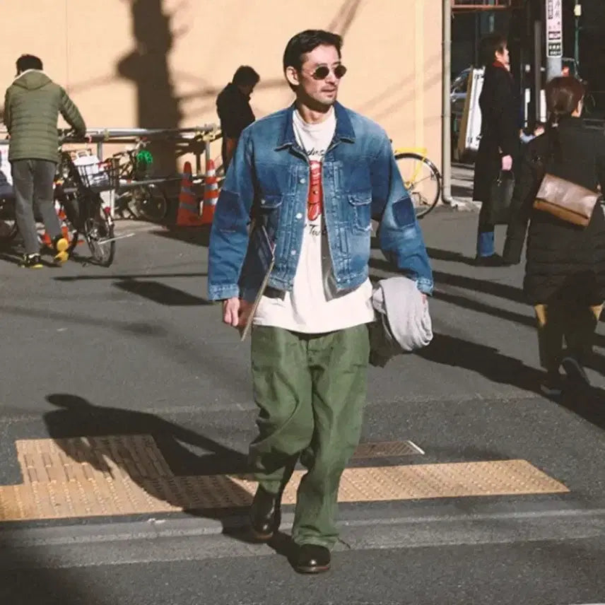 [BUNJANG] Goodness Grunge Denim Jacket (XL) / 굿니스 그런지 데님 자켓(XL)