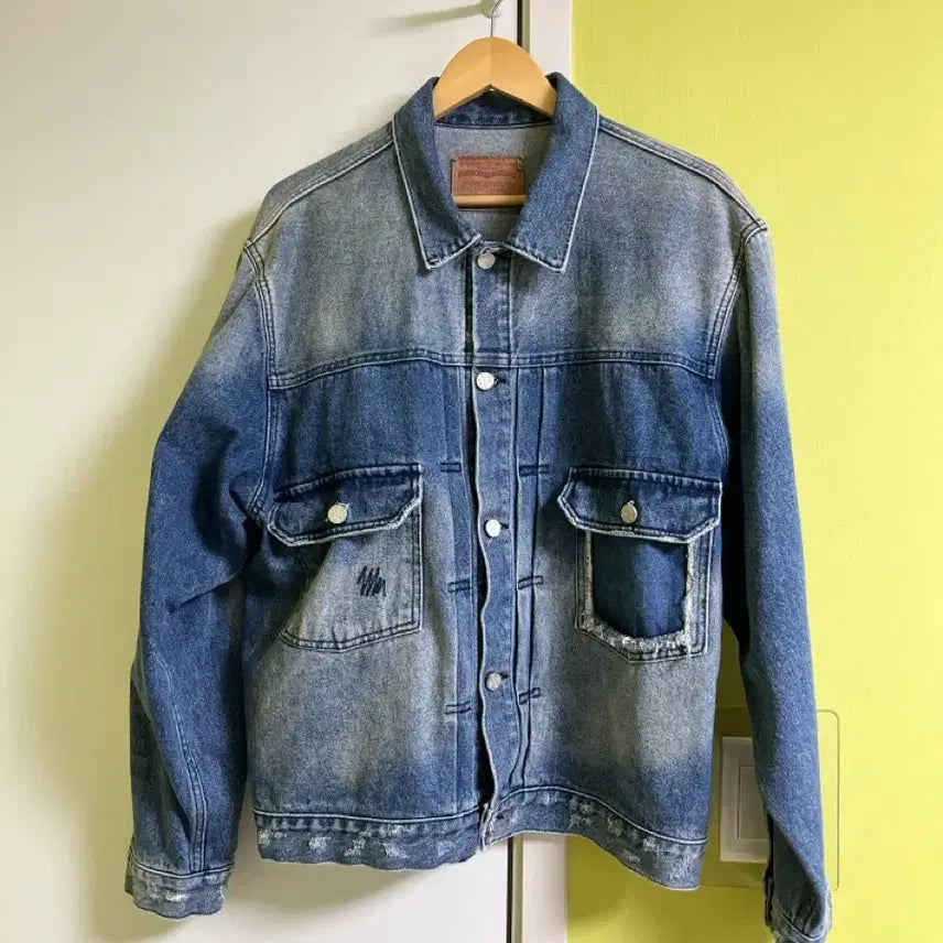 [BUNJANG] Goodness Grunge Denim Jacket (XL) / 굿니스 그런지 데님 자켓(XL)