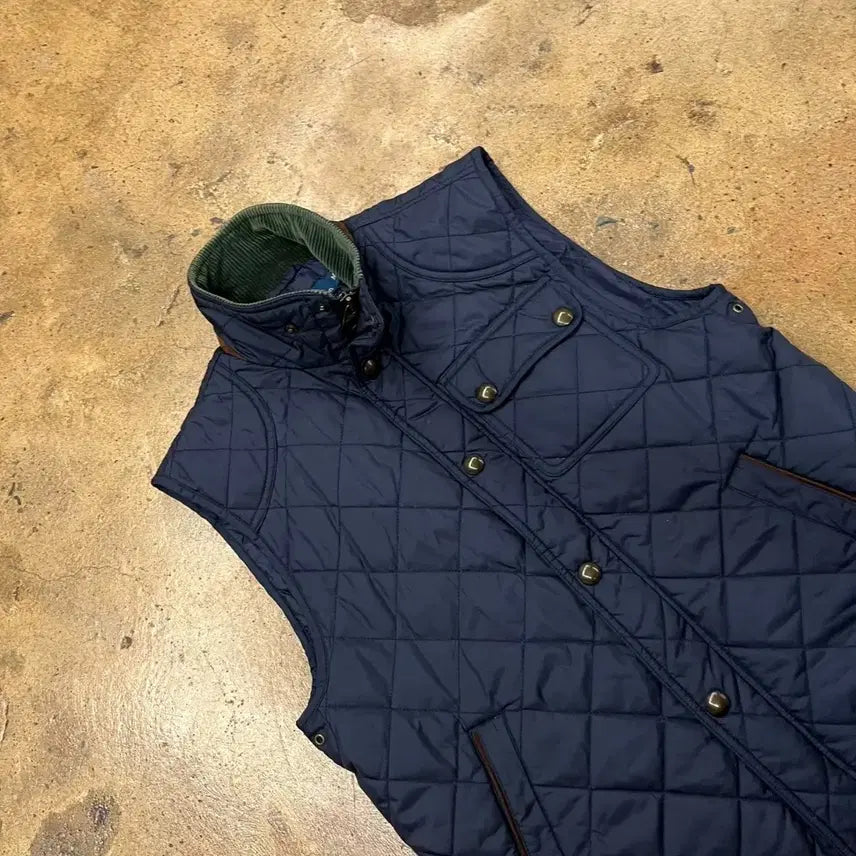 [BUNJANG] Polo Ralph Lauren Navy Quilted Vest / [정품/M] 폴로 랄프로렌 네이비 퀼팅 조끼