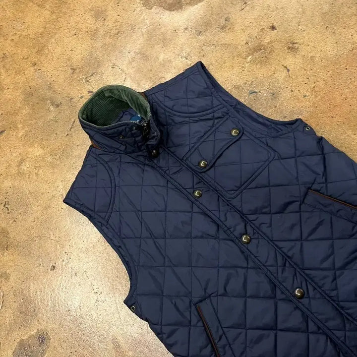[BUNJANG] Polo Ralph Lauren Navy Quilted Vest / [정품/M] 폴로 랄프로렌 네이비 퀼팅 조끼
