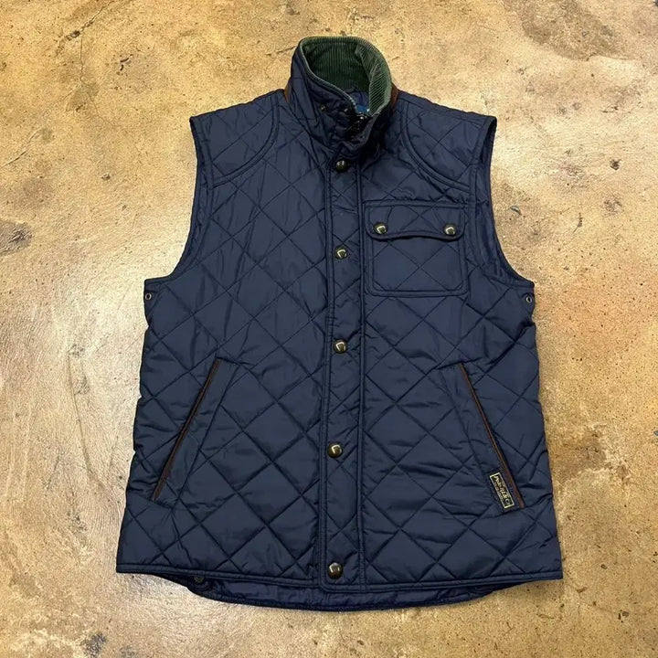 [BUNJANG] Polo Ralph Lauren Navy Quilted Vest / [정품/M] 폴로 랄프로렌 네이비 퀼팅 조끼