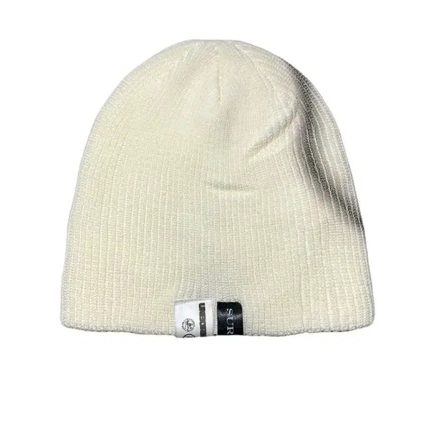 [BUNJANG] Surgery x Unborn Society Metal Logo Beanie White / 써저리 X 언본소사이어티 METAL LOGO BEANIE WHITE