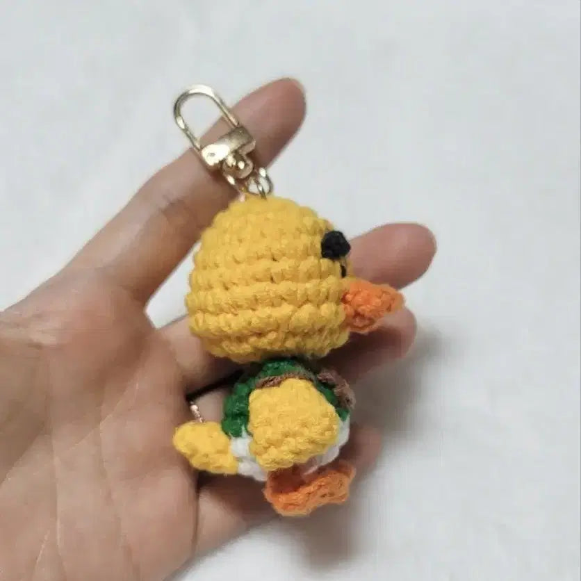 [BUNJANG] Handmade Knitted Raymond Keychain / 핸드메이드 뜨개 동물의 숲 리처드 키링 동숲 키링