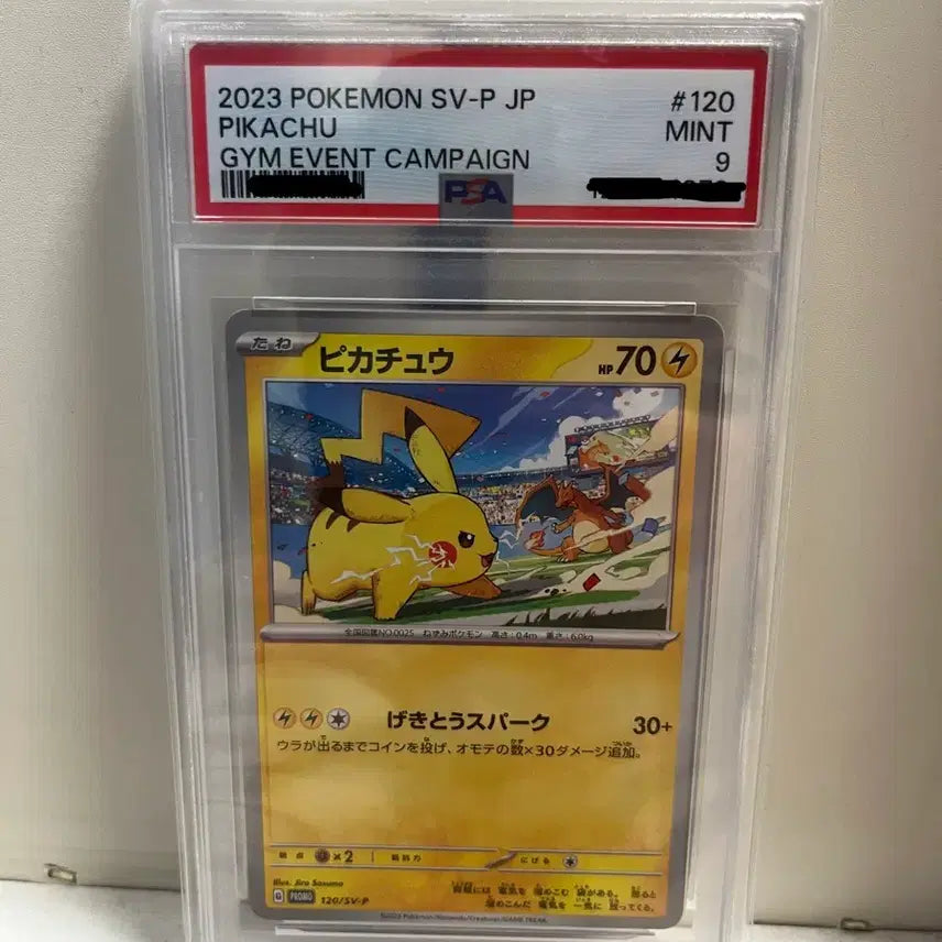 [SOLD OUT] 포켓몬카드 피카츄 gym 이벤트 일판 psa 9