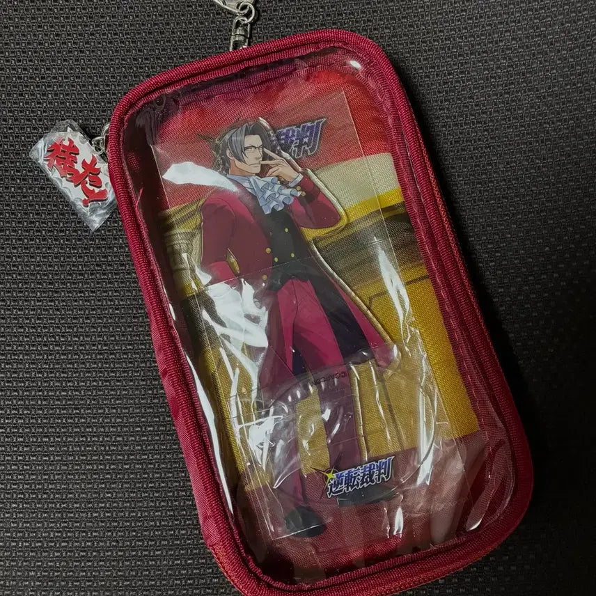 [BUNJANG] Ace Attorney Mitsurugi Acrylic Stand with Pouch / 역전재판 미츠루기 아크릴 스탠드 파우치 포함