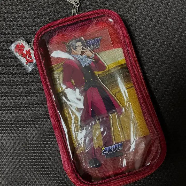 [BUNJANG] Ace Attorney Mitsurugi Acrylic Stand with Pouch / 역전재판 미츠루기 아크릴 스탠드 파우치 포함