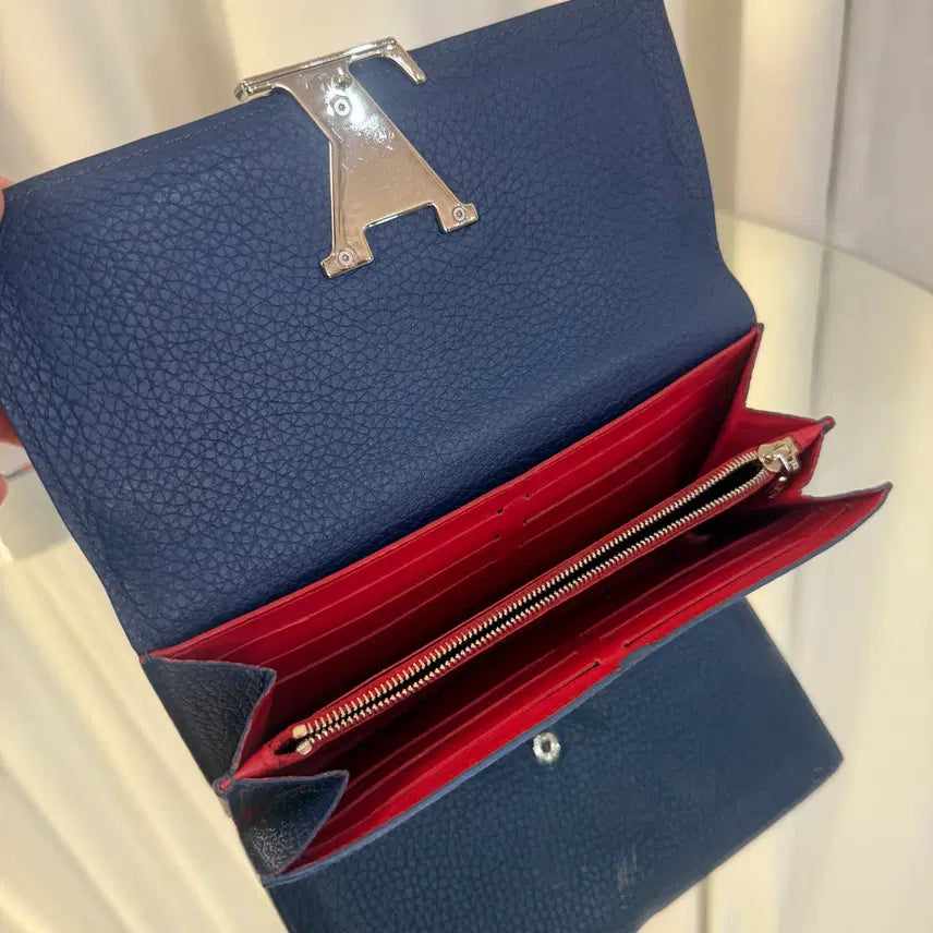 [BUNJANG] Louis Vuitton Taurillon Capucines Long Wallet / 루이비통 토뤼옹 카퓌신 장지갑