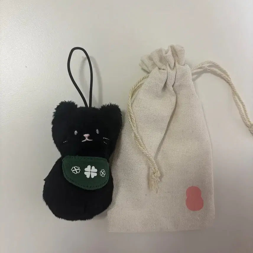 [BUNJANG] Dondonz Cat Keyring &amp; Pouch Set / 돈돈즈 키링&amp;파우치
