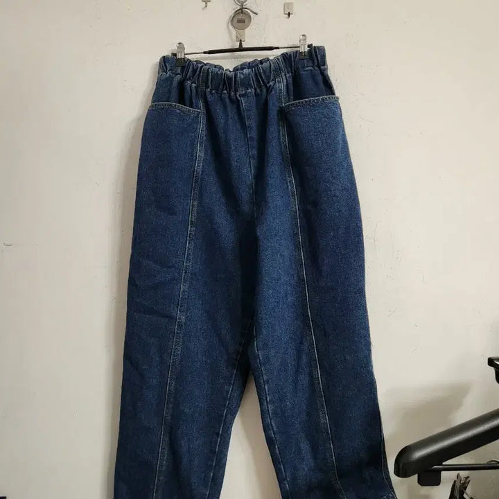 [BUNJANG] Denim Wide Pants / 청 데님 와이드 팬츠 Free사이즈