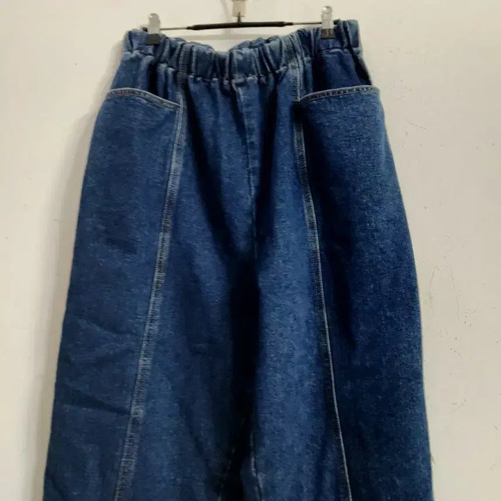 [BUNJANG] Denim Wide Pants / 청 데님 와이드 팬츠 Free사이즈