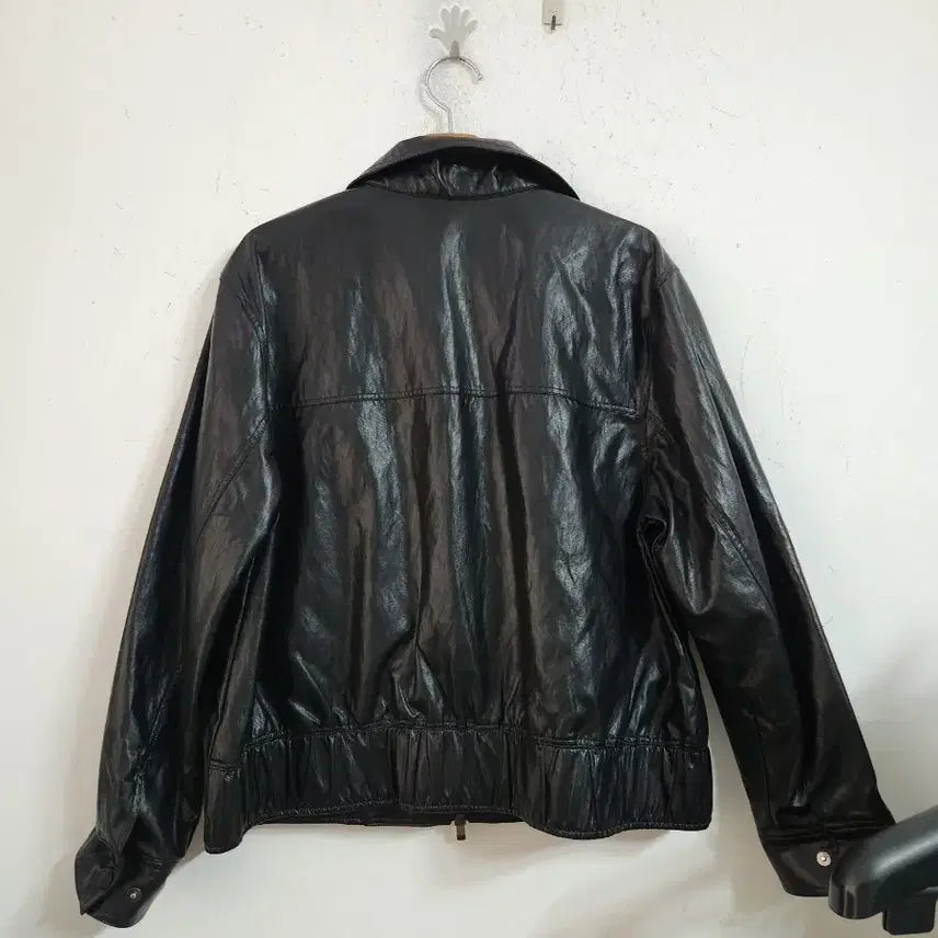 [BUNJANG] GIVERNY Black Leather Jacket / GIVERNY 지베르니 블랙 레더 자켓77
