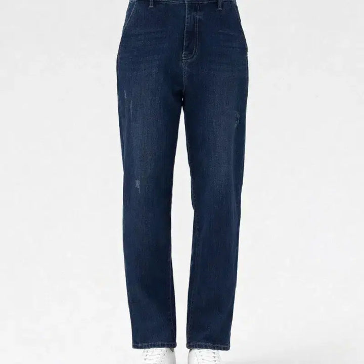 [BUNJANG] Chase Culture Fleece Lined Denim Pants / 체이스컬트 기모뒷밴딩사선포켓데님