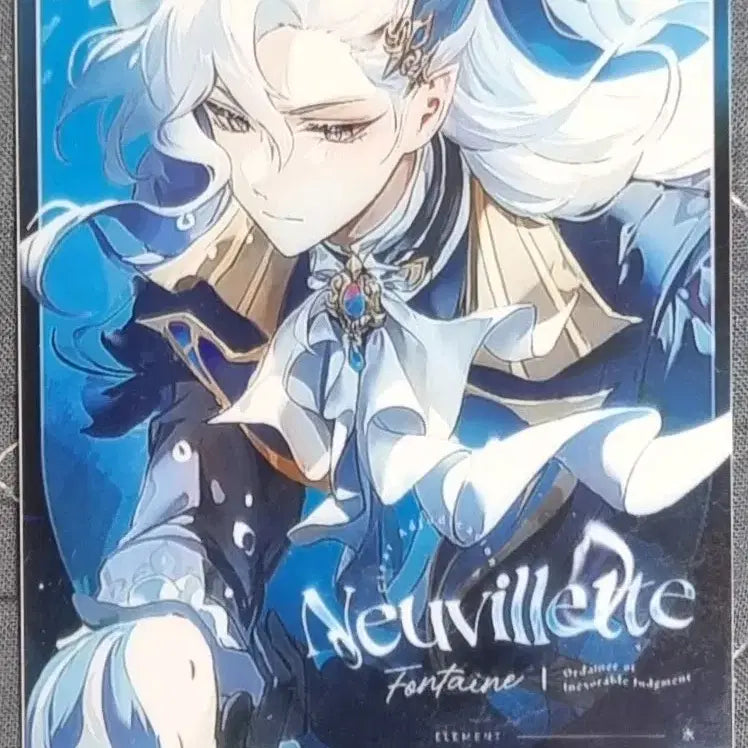[BUNJANG] Genshin Impact Neuvillette Birthday Photocard / 원신 느비예트 생일 포카 ㅅㅈ님 생포