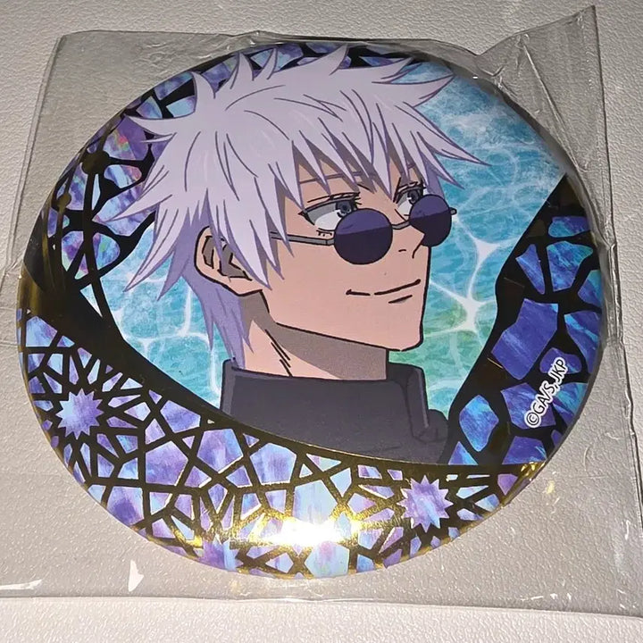 [BUNJANG] Jujutsu Kaisen Gojo Satoru Can Badge / 고죠 사토루 캔뱃지
