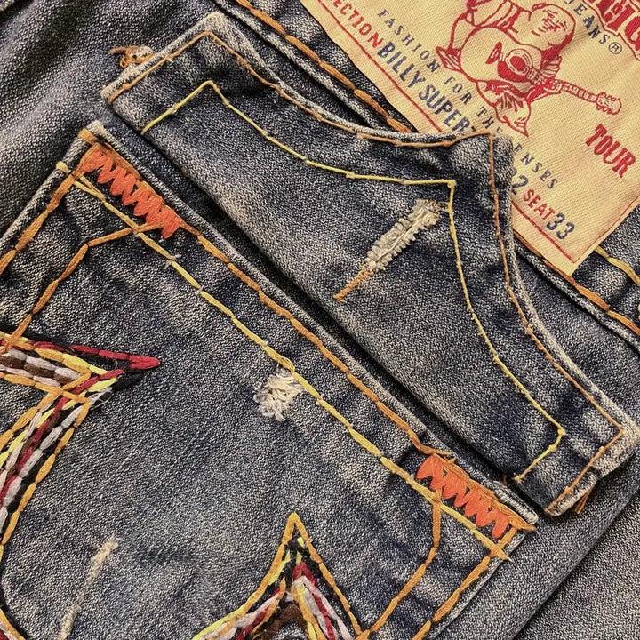 [BUNJANG] True Religion BILLY SUPERT Denim Pants / 트루 릴리전 BILLY SUPERT 데님팬츠 ROW 32 SEAT 33