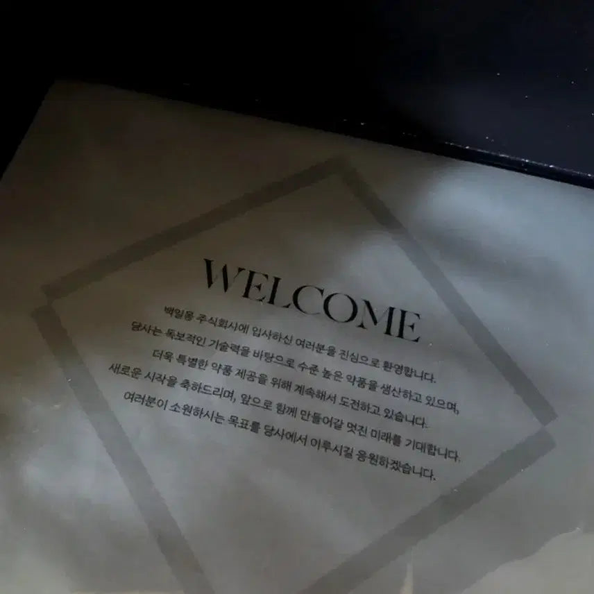 [BUNJANG] Baek-il-mong Corporation Employment Kit / 괴담출근 백일몽 주식회사 입사키트(박스, 환영 편지, 스티커 2, 수건)
