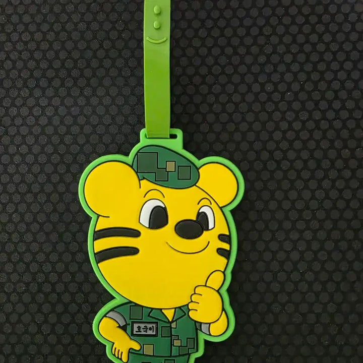 [BUNJANG] Military Hoguk Character Name Tag Keyring / 625전쟁 70주년 기념 육군 호국이 캐릭터 네임택 키링