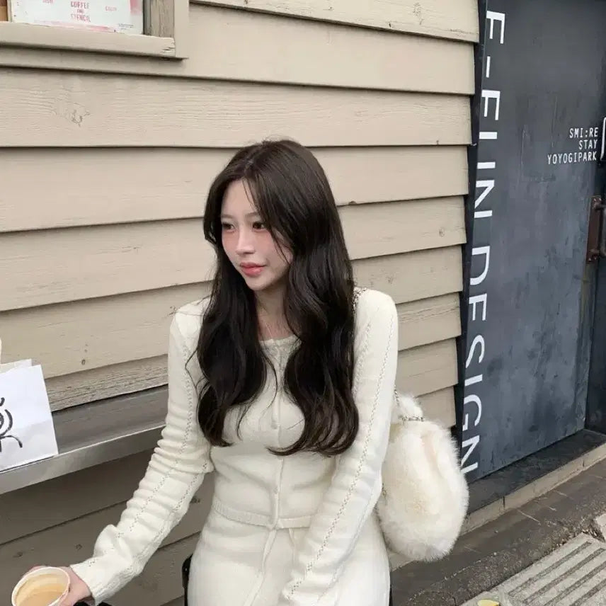 [BUNJANG] Live Our Calling Ivory Cardigan / 리브아워 콜링 가디건 아이보리