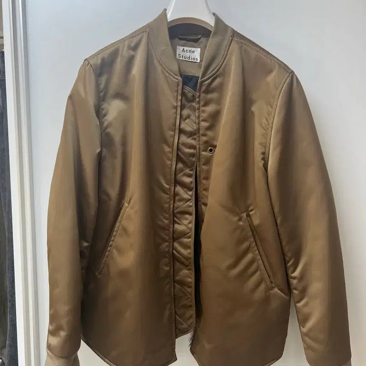 [BUNJANG] Acne Studios Brown Bomber Jacket / 아크네 스튜디오 브라운 봄버 자켓