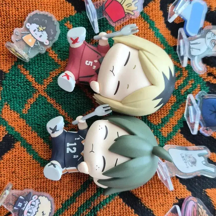 [BUNJANG] Haikyuu!! Nendoroid Plush + Acrylic Charm Set / 하이큐 넨도로이드 인형 + 아크릴 참 세트