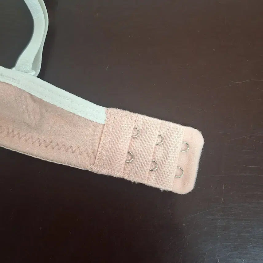 [BUNJANG] Wire Cotton Spandex Bra Set - 75C / S (90) - Pink / 새상품)와이어 면스판브라세트 75C.팬티S90호 핑크스파클링 살구색