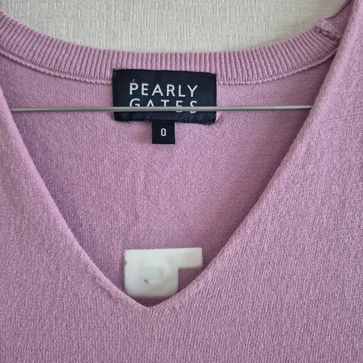 [BUNJANG] PEARLY GATES Golf Knit Vest Pink / PEARLY GATES 골프 니트 조끼 핑크