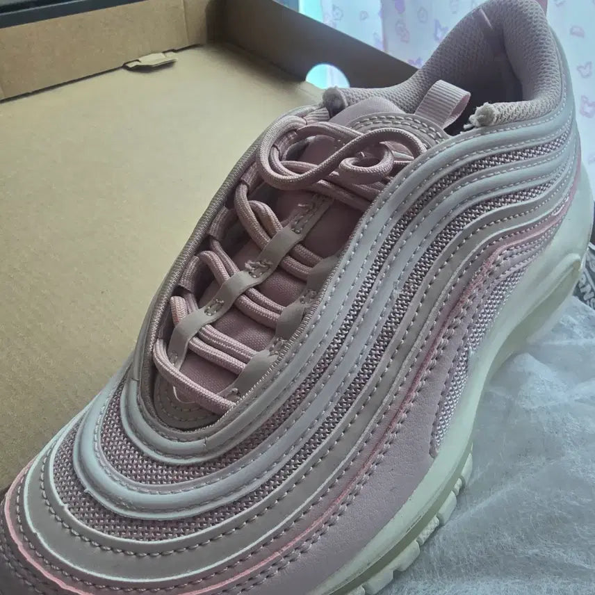 [BUNJANG] Nike Air Max 97 Pink and Black Sneakers / 나이키 에어맥스 97 핑크 , 블랙 운동화 230 새제품 각1개