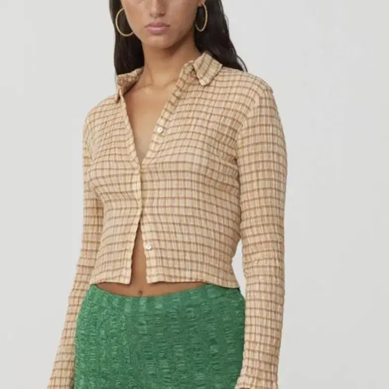 [BUNJANG] Paloma Wool Crinkle Shirt M / 팔로마울 크링클 셔츠 m