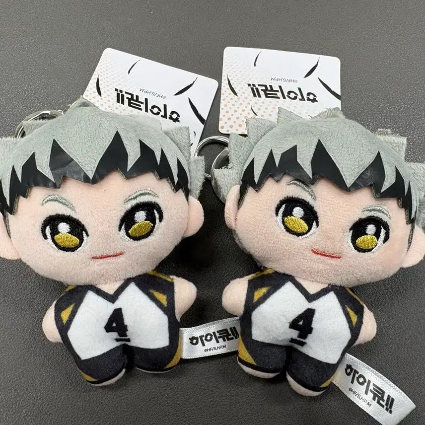 [BUNJANG] Haikyu Bokuto Kotaro Plush Keyring 10cm / (미사용) 하이큐 보쿠토 코타로 누이 인형 키링 10cm