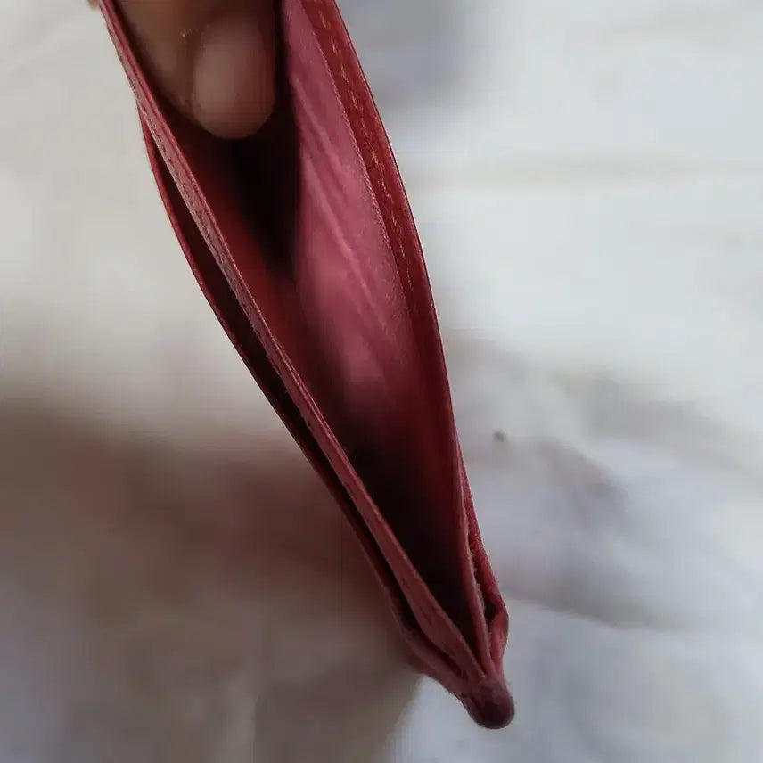 [BUNJANG] Prada Saffiano Card Holder Red / 프라다 사피아노 카드지갑 레드