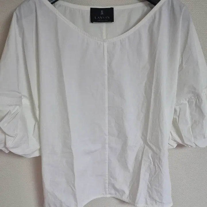 [BUNJANG] Lanvin Summer Blouse (Size 55) / 랑방 여름 블라우스 흰색 55사이즈 새상품