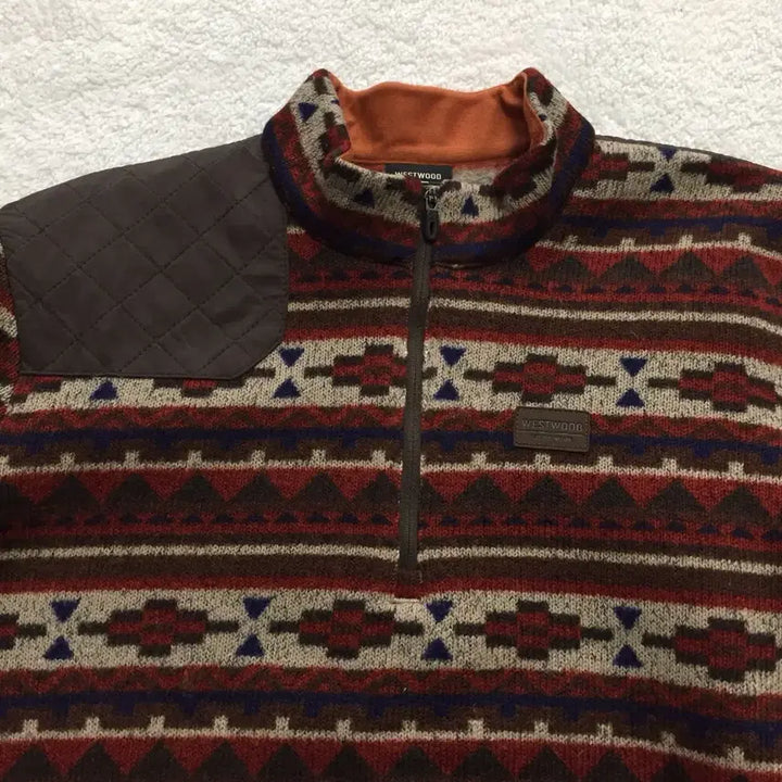 [BUNJANG] Westwood Knit Zip-Up Top / Westwood 웨스트우드 니트 집업 상의