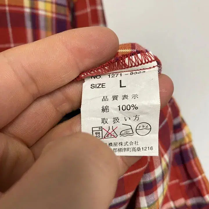 [BUNJANG] SANFLIO Vintage Checkered Hoodie Jacket / 빈티지 SANFLIO 체크 후드자켓