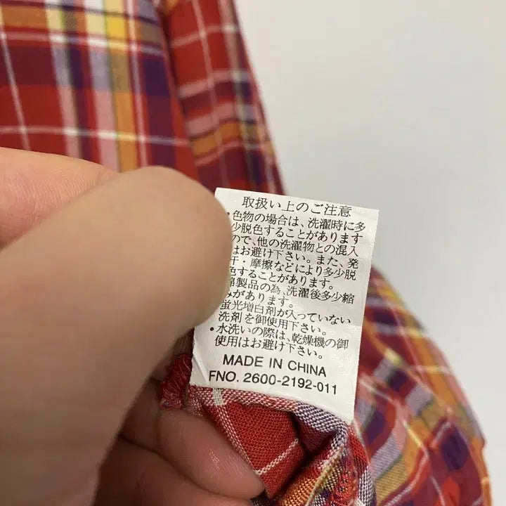 [BUNJANG] SANFLIO Vintage Checkered Hoodie Jacket / 빈티지 SANFLIO 체크 후드자켓
