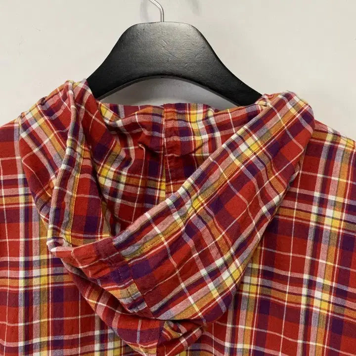 [BUNJANG] SANFLIO Vintage Checkered Hoodie Jacket / 빈티지 SANFLIO 체크 후드자켓