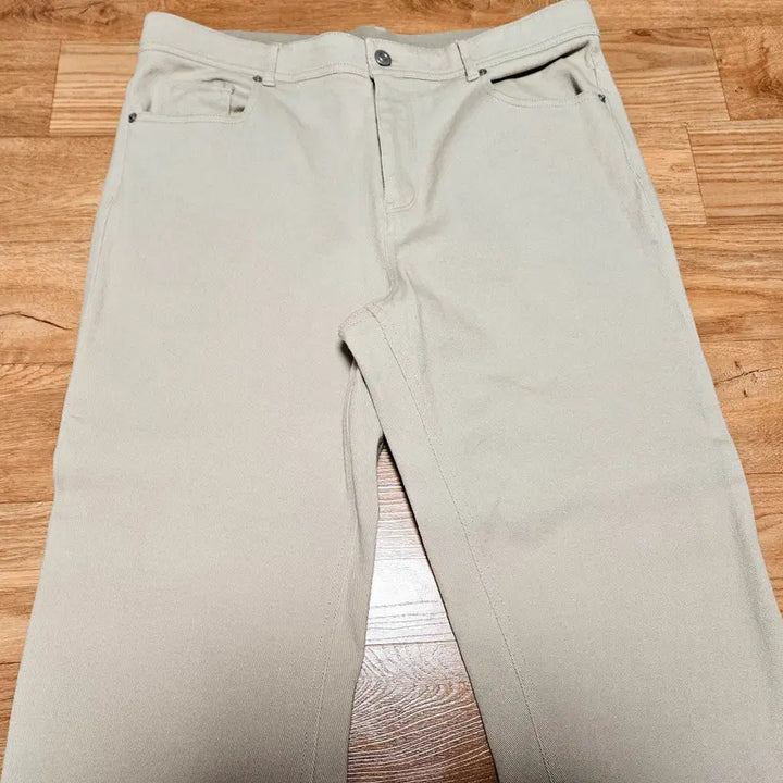 [BUNJANG] TBJ Straight Fit Pants Beige L / TBJ 이너밴딩 스트레이트핏 바지 베이지 L (32)