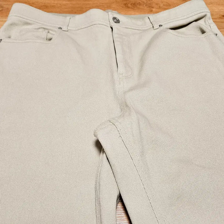 [BUNJANG] TBJ Straight Fit Pants Beige L / TBJ 이너밴딩 스트레이트핏 바지 베이지 L (32)