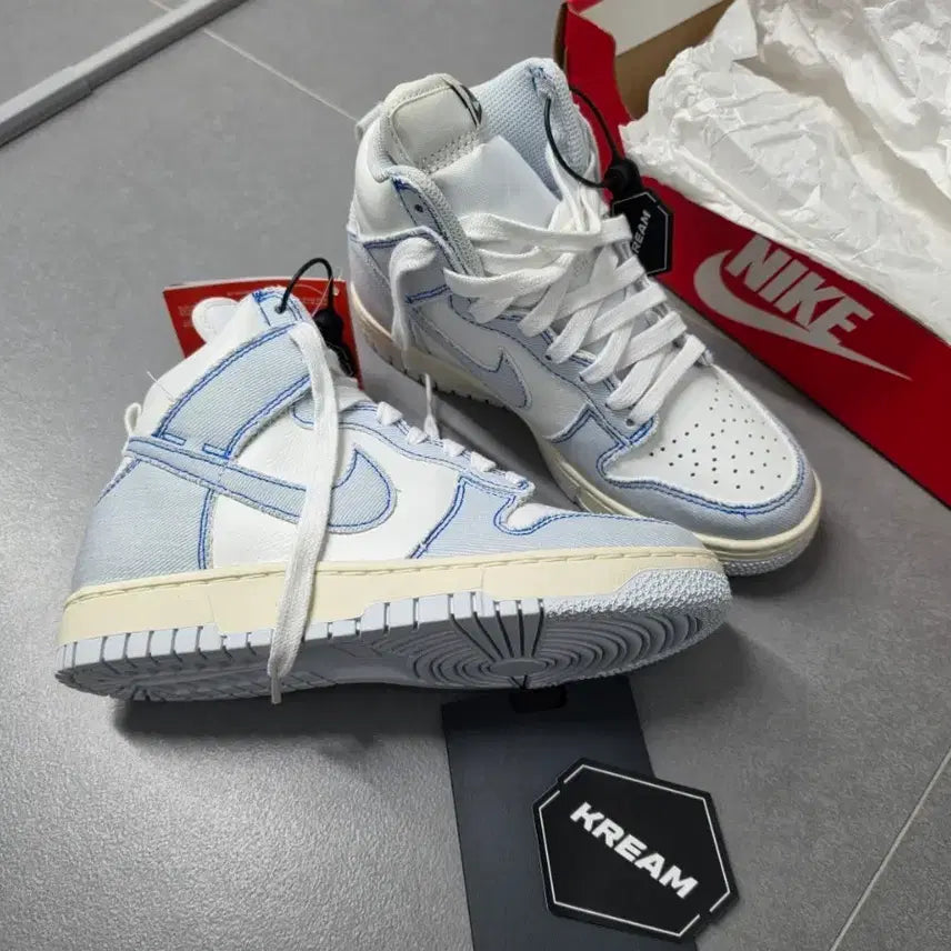[BUNJANG] Nike Dunk High 1985 Royal Blue Sneakers / 나이키 덩크 하이 1985 로얄블루 230