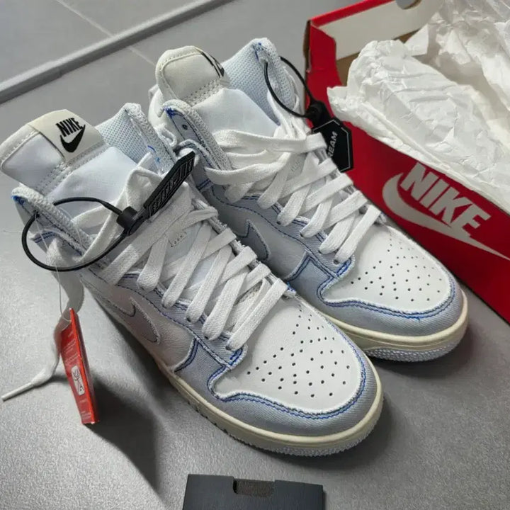 [BUNJANG] Nike Dunk High 1985 Royal Blue Sneakers / 나이키 덩크 하이 1985 로얄블루 230