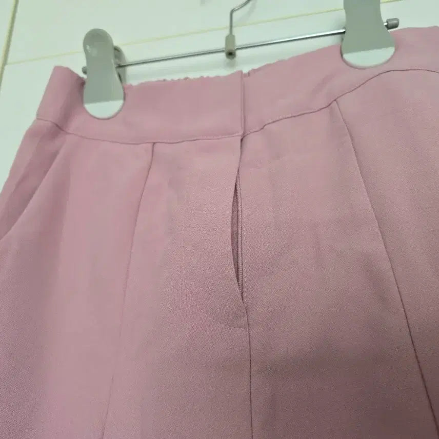 [BUNJANG] Pink Wide Leg Slacks / 핑크색 팬츠 슬랙스