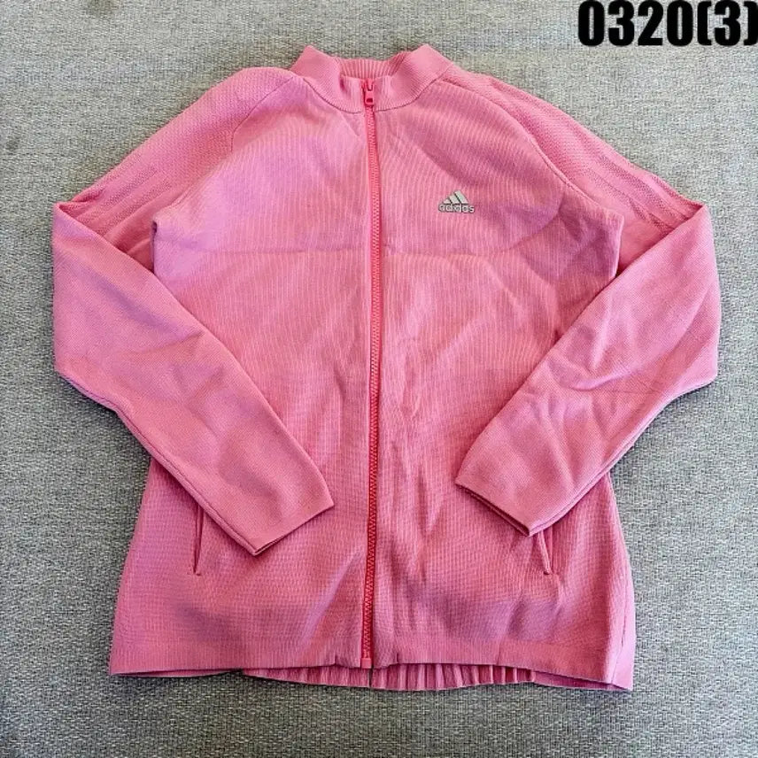 [SOLD OUT] S 아디다스 핑크색 여성용 집업 자켓 0320(3)
