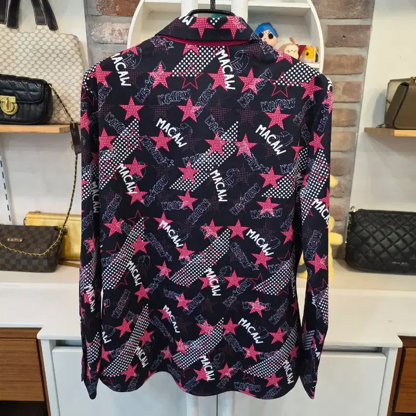 [SOLD OUT] macaw 마카우 별 패턴 셔츠100