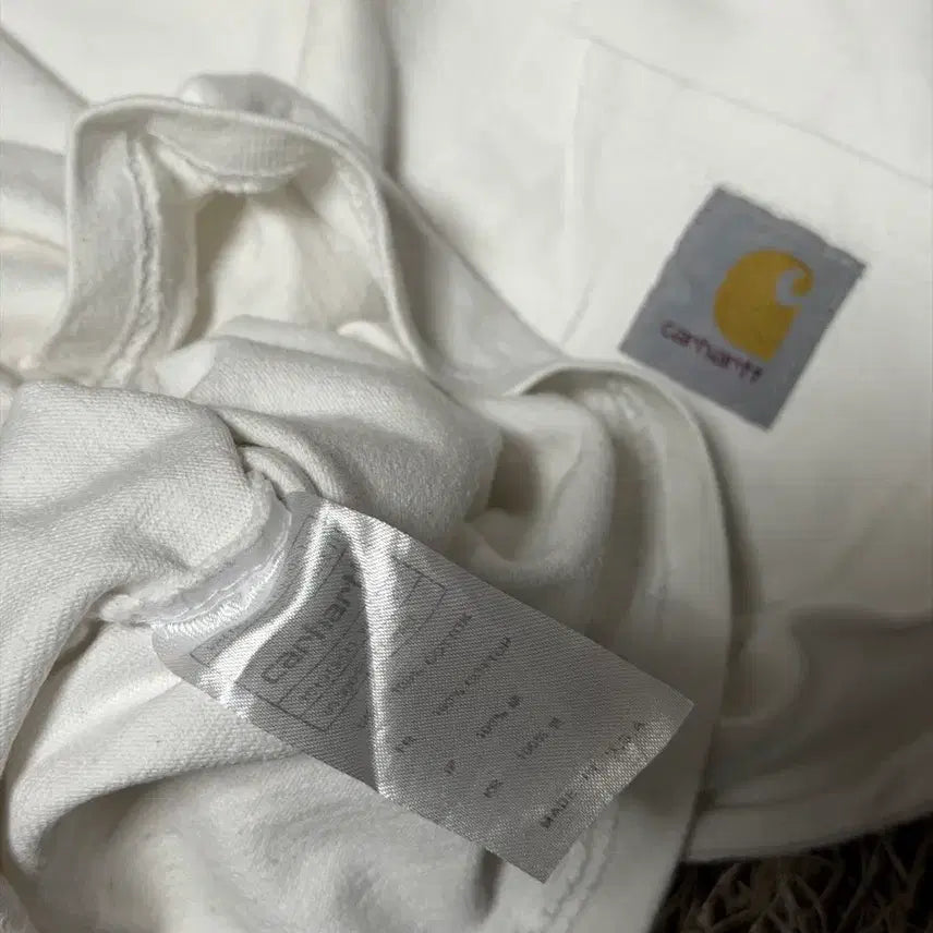 [BUNJANG] Carhartt Pocket T-shirt White L / 칼하트 포켓 반팔티 화이트 L