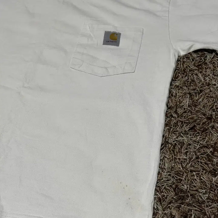 [BUNJANG] Carhartt Pocket T-shirt White L / 칼하트 포켓 반팔티 화이트 L