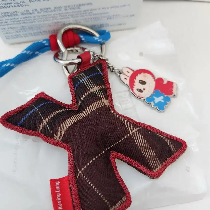 [BUNJANG] Popmart Labubu Initial X Keyring / 팝마트 라부부 이니셜X 키링