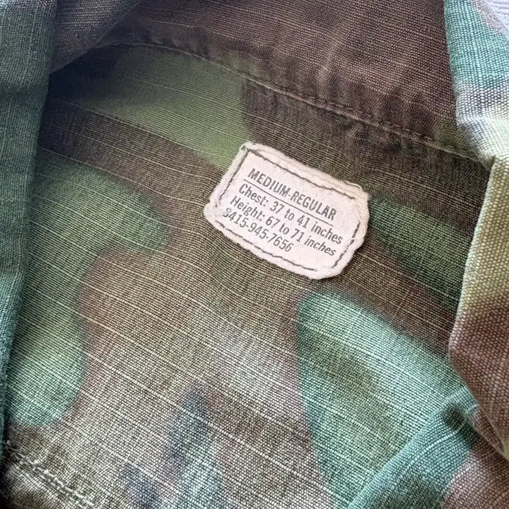 [BUNJANG] US Military EDRL Jungle Fatigue BDU Medium Regular / 미군 EDRL정글퍼티그 BDU 미듐레귤러