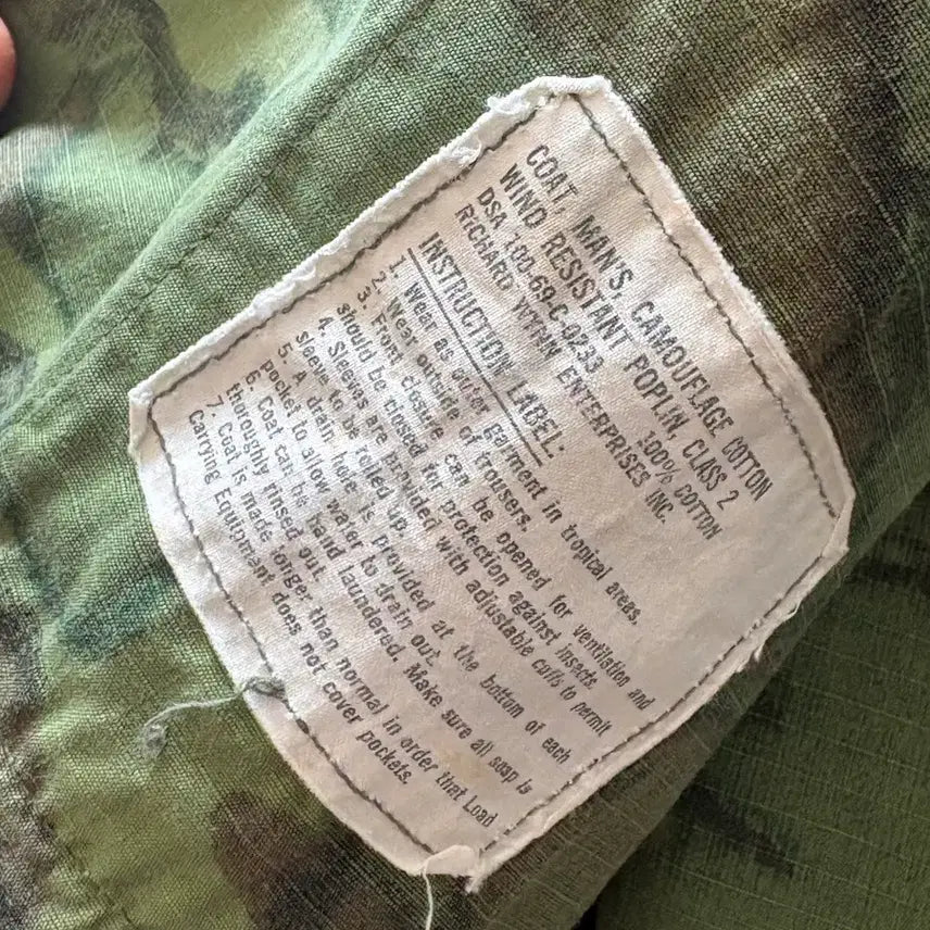 [BUNJANG] US Military EDRL Jungle Fatigue BDU Medium Regular / 미군 EDRL정글퍼티그 BDU 미듐레귤러
